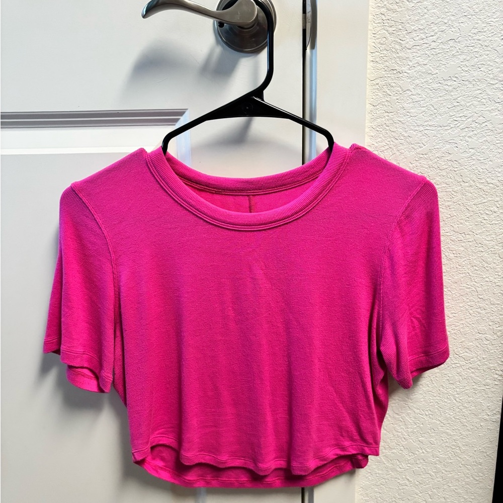 Pink Women's Crop Top